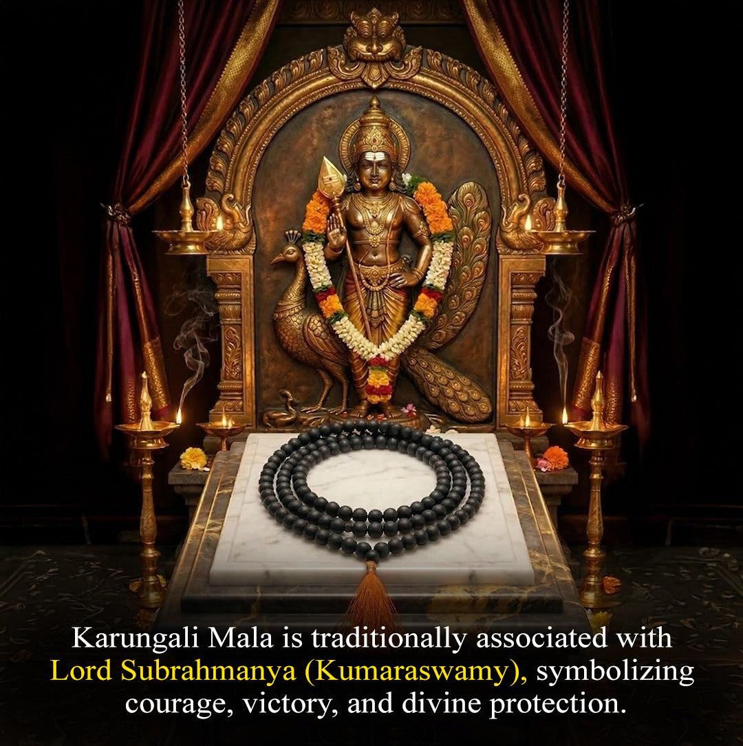 Karungali Mala For Spiritual Protection